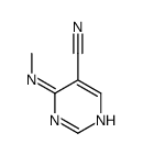 5-Pyrimidinecarbonitrile, 4-(methylamino)- (8CI,9CI) picture