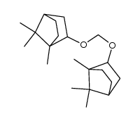 bis((1,7,7-trimethylbicyclo[2.2.1]heptan-2-yl)oxy)methane Structure