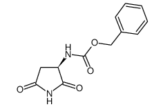 (R)-3-n-cbz-氨基琥珀酰胺结构式