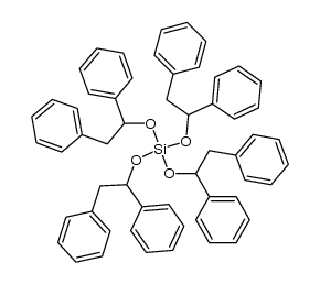 silicic acid tetrakis-bibenzyl-α-yl ester Structure