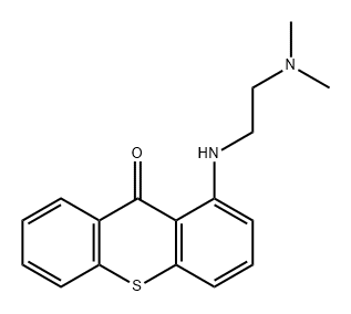 9H-Thioxanthen-9-one, 1-[[2-(dimethylamino)ethyl]amino]- Structure