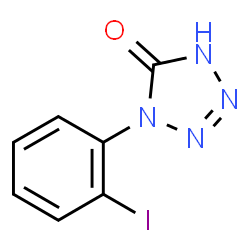 5H-Tetrazol-5-one, 1,2-dihydro-1-(2-iodophenyl)- structure