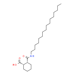 2-[(hexadecylamino)carbonyl]cyclohexanecarboxylic acid结构式