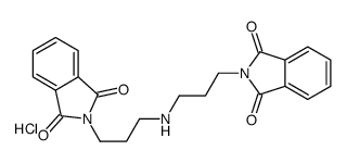 2-[3-[3-(1,3-dioxoisoindol-2-yl)propylamino]propyl]isoindole-1,3-dione,hydrochloride Structure