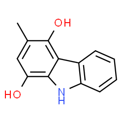 9H-Carbazole-1,4-diol, 3-methyl- (9CI) Structure