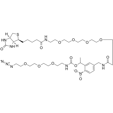 PC-Biotin-PEG4-PEG3-azide结构式