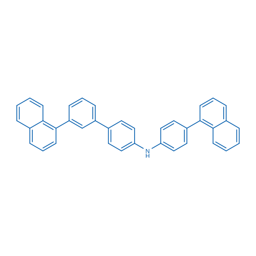 3'-(Naphthalen-1-yl)-N-(4-(naphthalen-1-yl)phenyl)-[1,1'-biphenyl]-4-amine structure