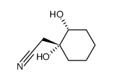 (1R,2R)-(1,2-dihydroxycyclohexyl)acetonitrile结构式