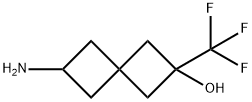 6-amino-2-(trifluoromethyl)spiro[3.3]heptan-2-ol结构式