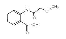 Benzoic acid, 2-[(methoxyacetyl)amino]- (9CI) Structure