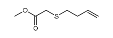 (but-3-enylsulfenyl)acetic acid methyl ester Structure