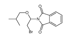 2-[2-bromo-1-(2-methylpropoxy)ethyl]isoindole-1,3-dione结构式