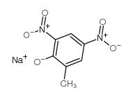 4,6-dinitro-o-cresol sodium salt Structure