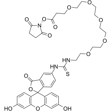 Fluorescein-PEG5-NHS ester图片