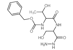 L-Serine,N-[N-[(phenylmethoxy)carbonyl]-L-threonyl]-, hydrazide (9CI)结构式