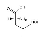 D-Leucine, hydrochloride Structure