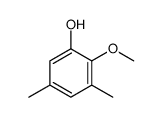 2-methoxy-3,5-dimethylphenol结构式