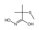 N-hydroxy-2-methyl-2-methylsulfanylpropanamide结构式