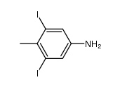 3.5-Dijodo-4-methylanilin结构式