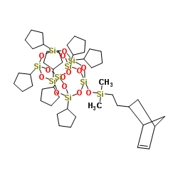 PSS-[(二甲基)[2-(降冰片烯基)乙基]-七环戊基替代片烯基)乙基]-七环戊基取代结构式