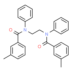 N,N'-1,2-Ethanediylbis(3-methyl-N-phenylbenzamide) Structure