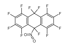 9-Nitro-undecafluor-9,10-dihydroanthracen Structure