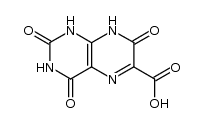 2,4,7-trioxo-1,2,3,4,7,8-hexahydro-pteridine-6-carboxylic acid结构式