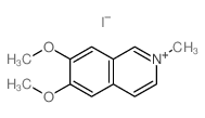 6,7-dimethoxy-2-methyl-isoquinoline Structure