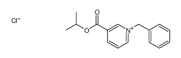 1-benzyl-3-[(1-methylethoxy)carbonyl]pyridinium chloride结构式