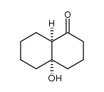 cis-6-hydroxybicyclo[4.4.0]decan-2-one Structure