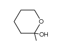 6-hydroxy-hexan-2-one cyclohemiacetal结构式