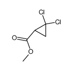 methyl 2,2-dichlorocyclopropanecarboxylate结构式