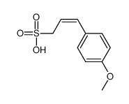 (E)-3-(4-methoxyphenyl)prop-2-ene-1-sulfonic acid Structure