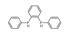 o-phenylenebis(phenylphosphane) Structure