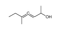 5-methyl-hepta-3,4-dien-2-ol Structure