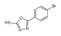 5-(4-bromophenyl)-3H-1,3,4-oxadiazole-2-thione structure