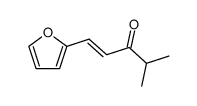 1-furan-2-yl-4-methyl-pent-1-en-3-one Structure