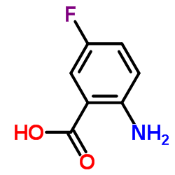 2-Amino-5-fluorobenzoic acid Structure