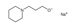 sodium 3-piperidinopropanolate Structure