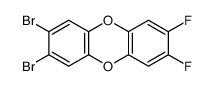 2,3-dibromo-7,8-difluorodibenzo-p-dioxin structure