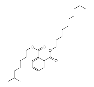 decyl isooctyl phthalate Structure