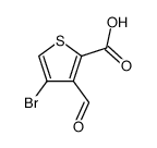 4-Bromo-3-formylthiophene-2-carboxylic acid picture