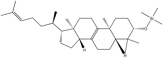 [(4,4-Dimethyl-5α-cholesta-8,24-dien-3β-yl)oxy]trimethylsilane structure