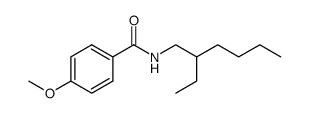 N-(2-ethylhexyl)-4-methoxybenzamide结构式