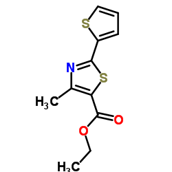 Ethyl4-Methyl-2-(thiophen-2-yl)thiazole-5-carboxylate structure