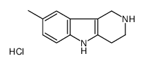 8-甲基-2,3,4,5-四氢-1H-吡啶并[4,3-b]吲哚盐酸盐结构式