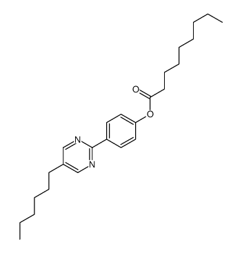 [4-(5-hexylpyrimidin-2-yl)phenyl] nonanoate结构式