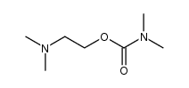 Dimethylaminoethyl dimethylcarbamate结构式