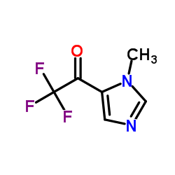 Ethanone, 2,2,2-trifluoro-1-(1-methyl-1H-imidazol-5-yl)- (9CI) picture