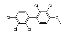 4-methoxy-2,3,2',3',4'-pentachlorobiphenyl结构式